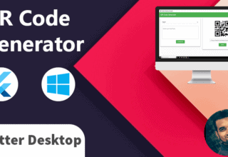 QR Code Generator Windows App in Flutter Desktop (Technical Preview)