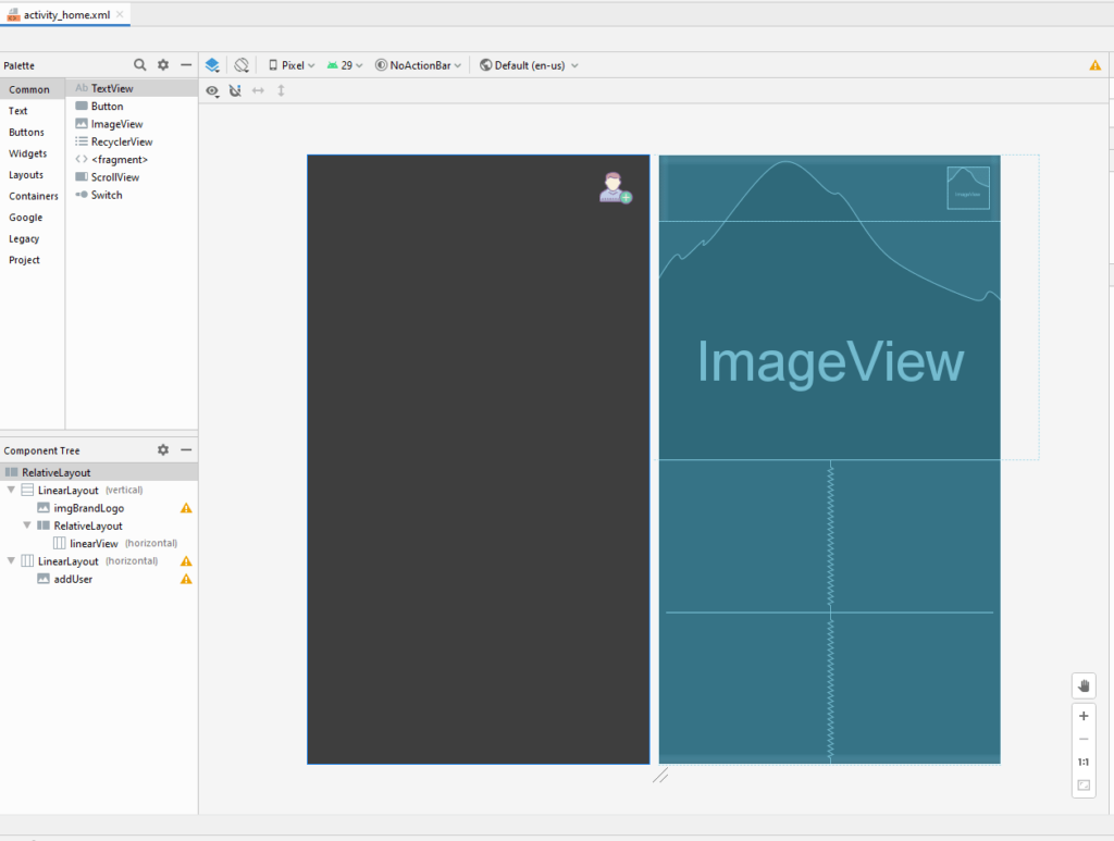 Split View And Zoom In Design Editors Min | What'S New In Android Studio 3.6
