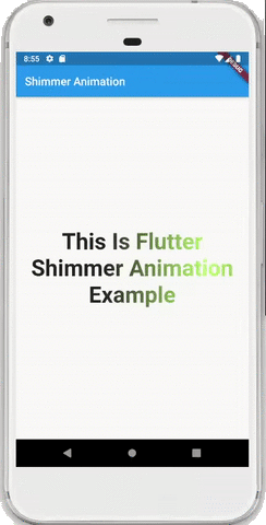 | Shimmer Animation Using Flutter