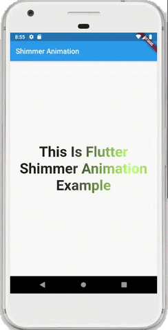 | Shimmer Animation Using Flutter