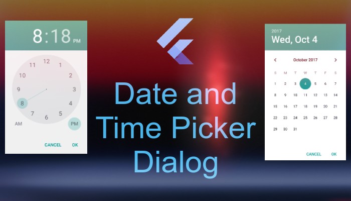Flutter Date Picker Dialog