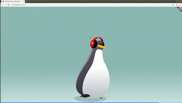 Penguinweb | Flare Animation With Flutter