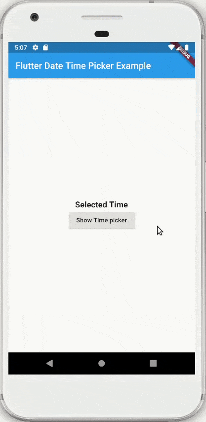 Timepickers | Date Time Picker Using Flutter