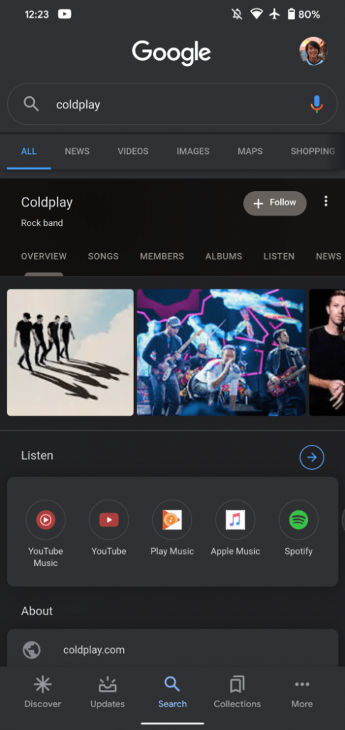 Google Search Youtube Music 1 1 Min 1 | Google Search Now Shows Youtube Music Links On Album Queries