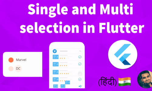 Single and Multi Selection ListView in Flutter