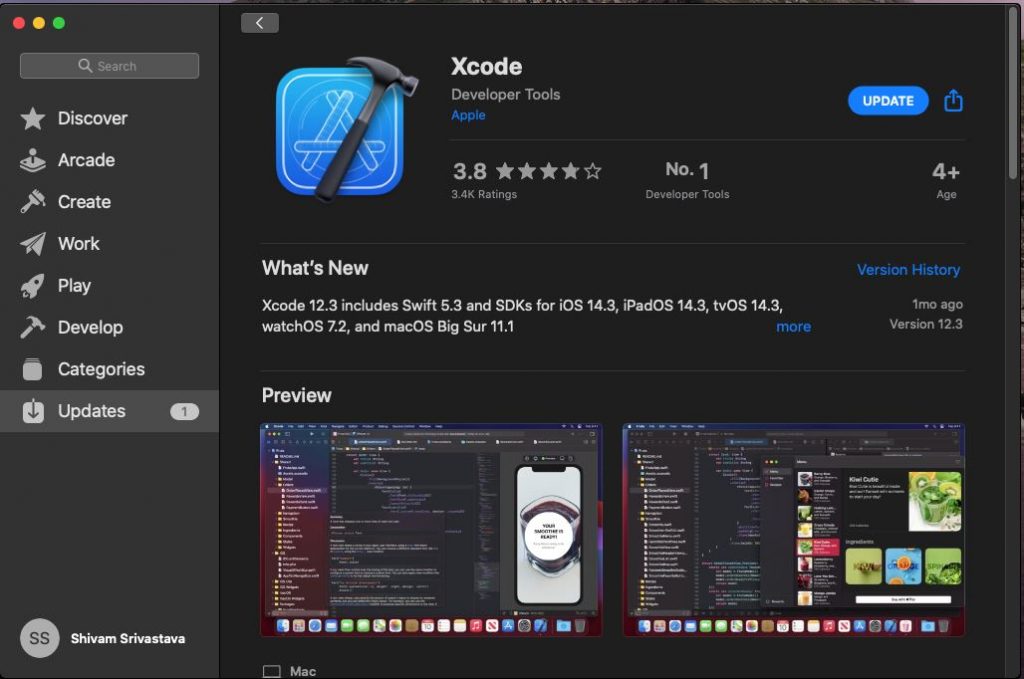Install Xcode From App Strore