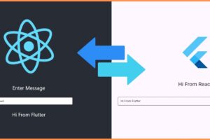 add to app flutter web in react js