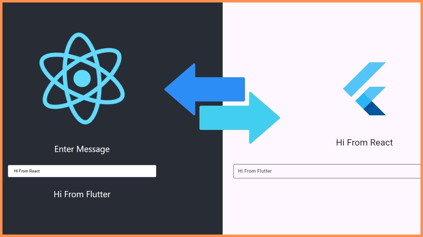 add to app flutter web in react js